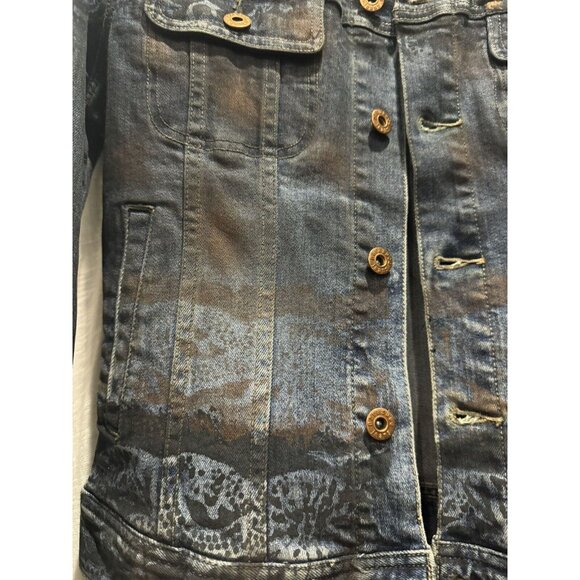 Vintage, Rare Parasuco Denim Cult Jean Jacket Size Small - Picture 3 of 12
